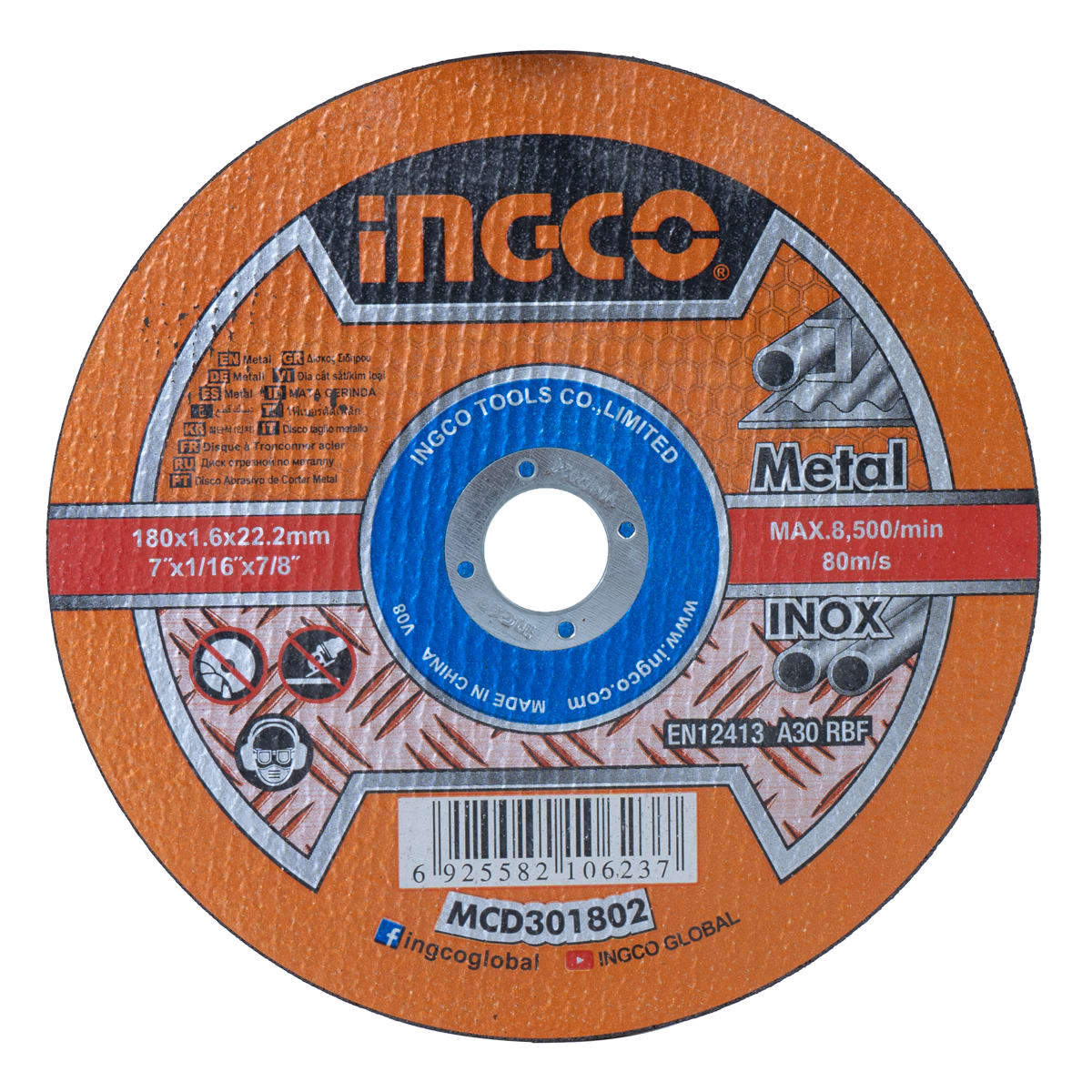 Disco de corte Ingco - Corporación Ferretera D&A